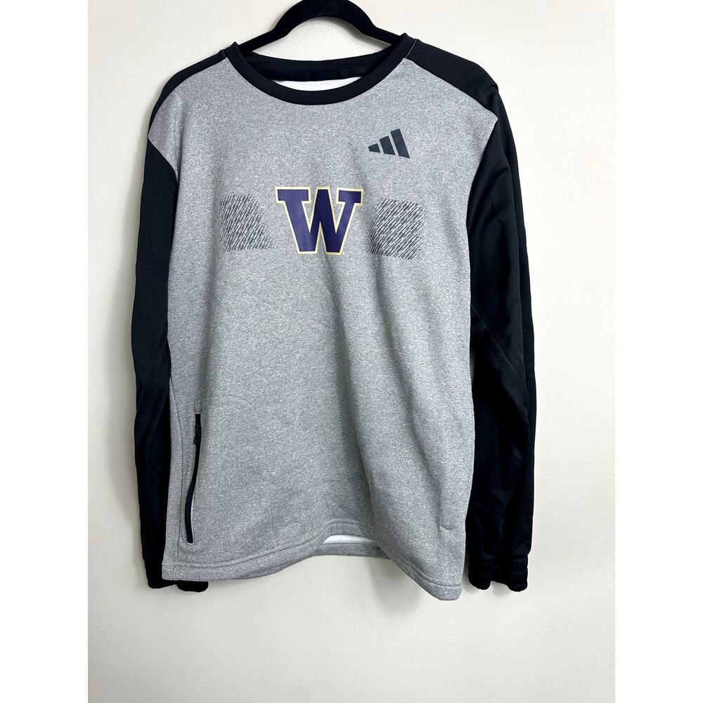 Adidas‎ University of Washington UW Team Crew Size Medium